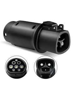 EV Adapter Tesla auf Typ 2 , Konverter für Tesla EV Ladegerät auf Typ2 Ladeanschluss