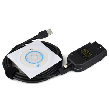 Vcds Diagnosegerät Vagcom HEX V2 USB Diagnosekabel 25.3 Deutsche Sprachsoftware