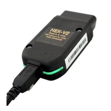 Vcds HEX V2 OBD2 Diagnosetool, VIN unbegrenzte Version, Software-Update online